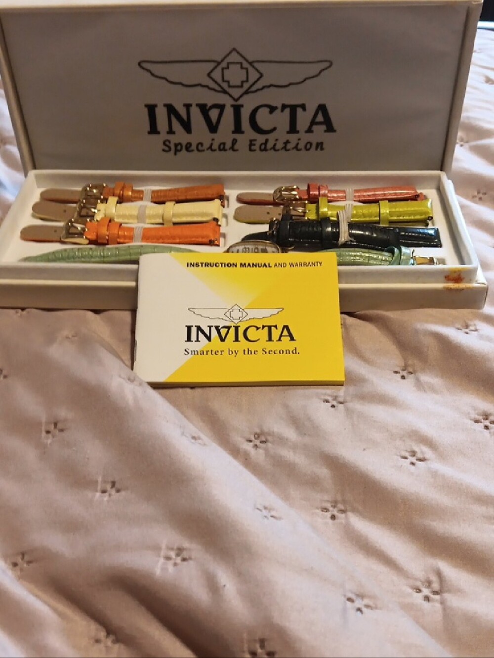 Invicta Watch Special Edition Set - Orange, Yellow, Black, Green, Cream